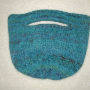 Ocean Blues Felted Purse