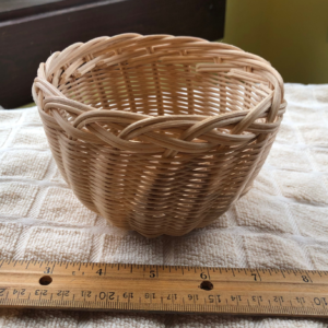 Small hand woven basket