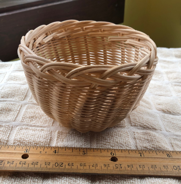 Small hand woven basket