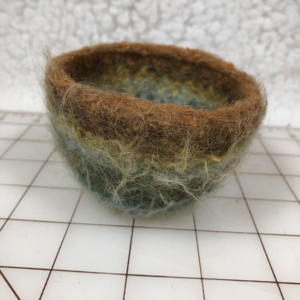 Small Felted Nest Bowl