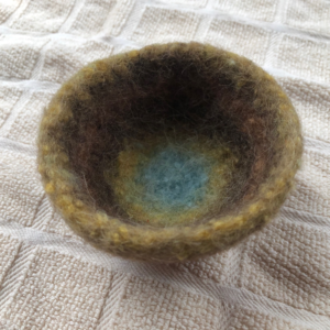 Tiny Felted Nest