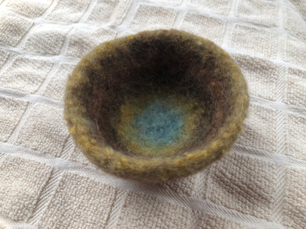 Tiny Felted Nest