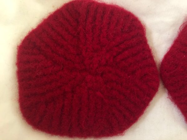 Smooth Shape Red Coaster