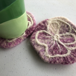 Pansy Coaster