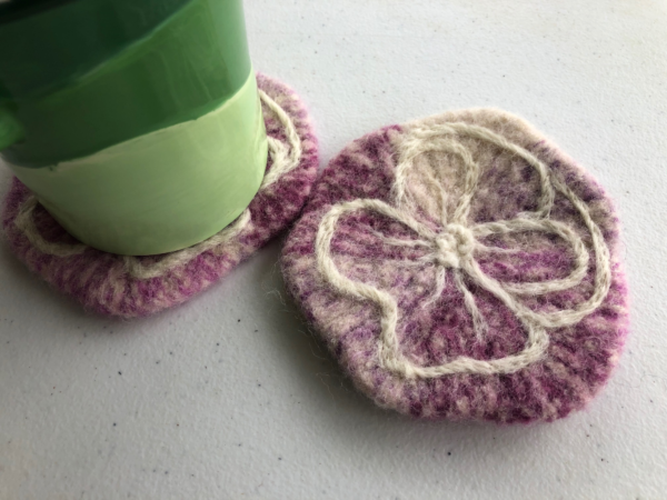 Pansy Coaster